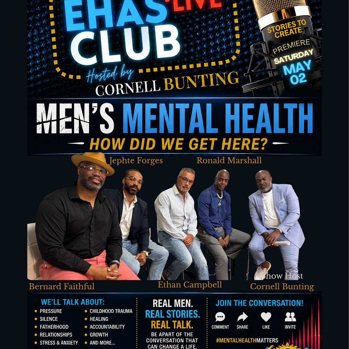 Men’s Mental Health: How Did We Get Here? | A 5-Man Panel on Pressure, Silence, and Healing episode artwork