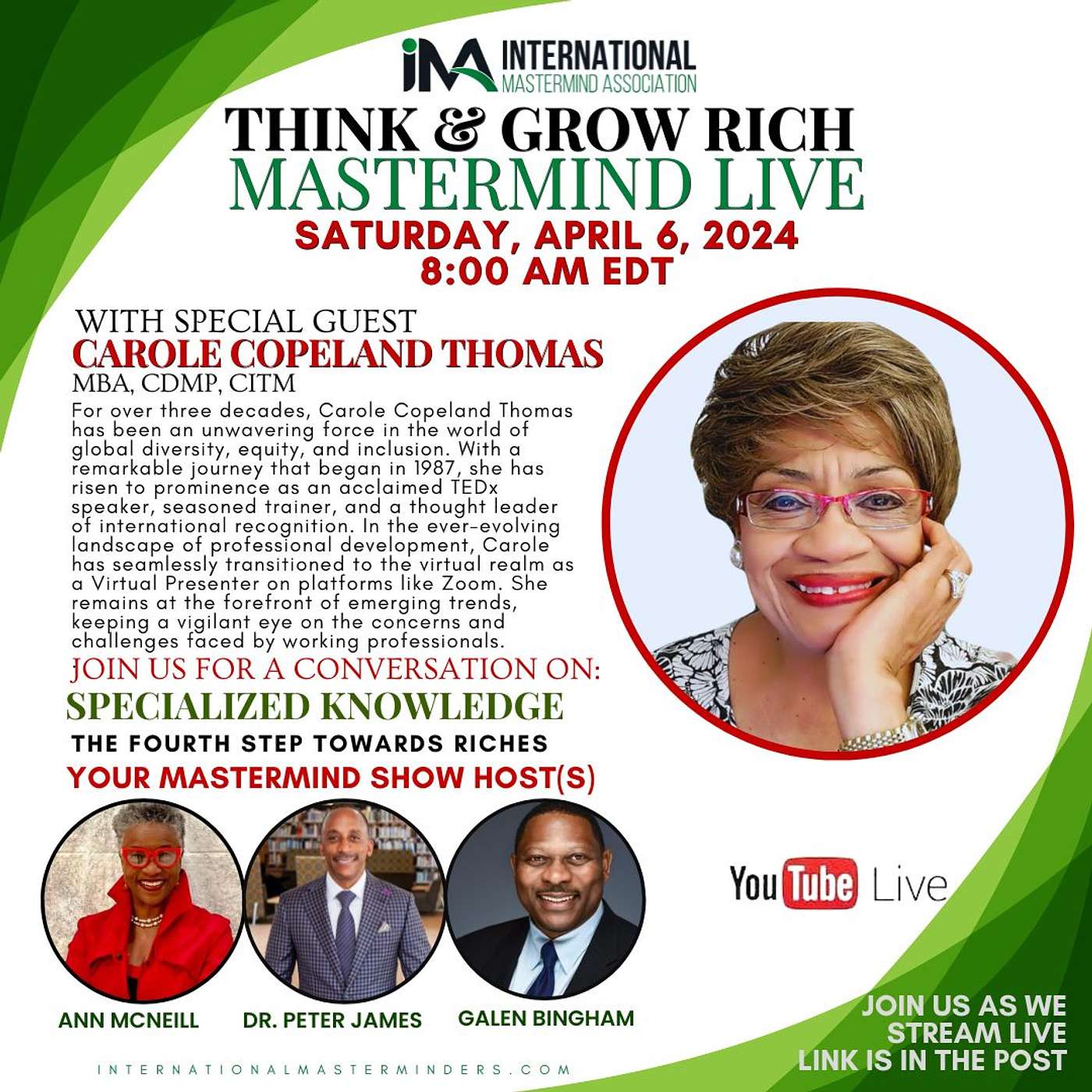 IMA Think & Grow Rich Saturday Show 04.06.2024 episode artwork