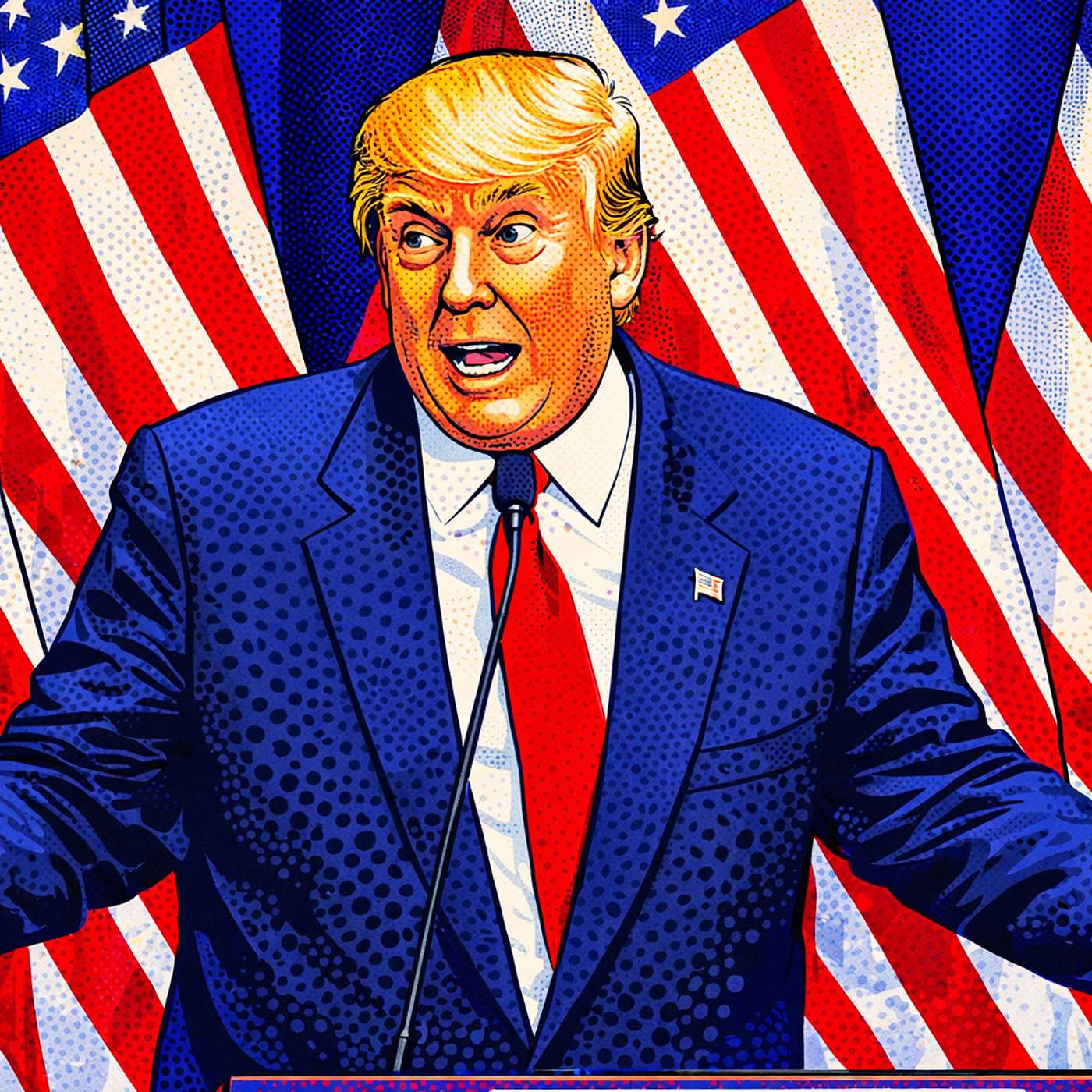 Trump’s approval rating drops to lowest point of his presidency episode artwork