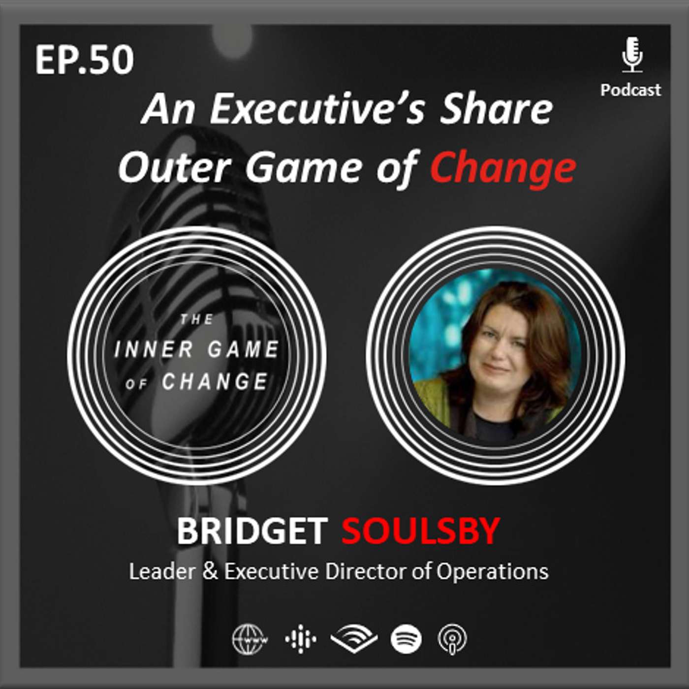 E50 - An Executive’s Share : Outer Game of Change - Podcast With Bridget Soulsby thumbnail