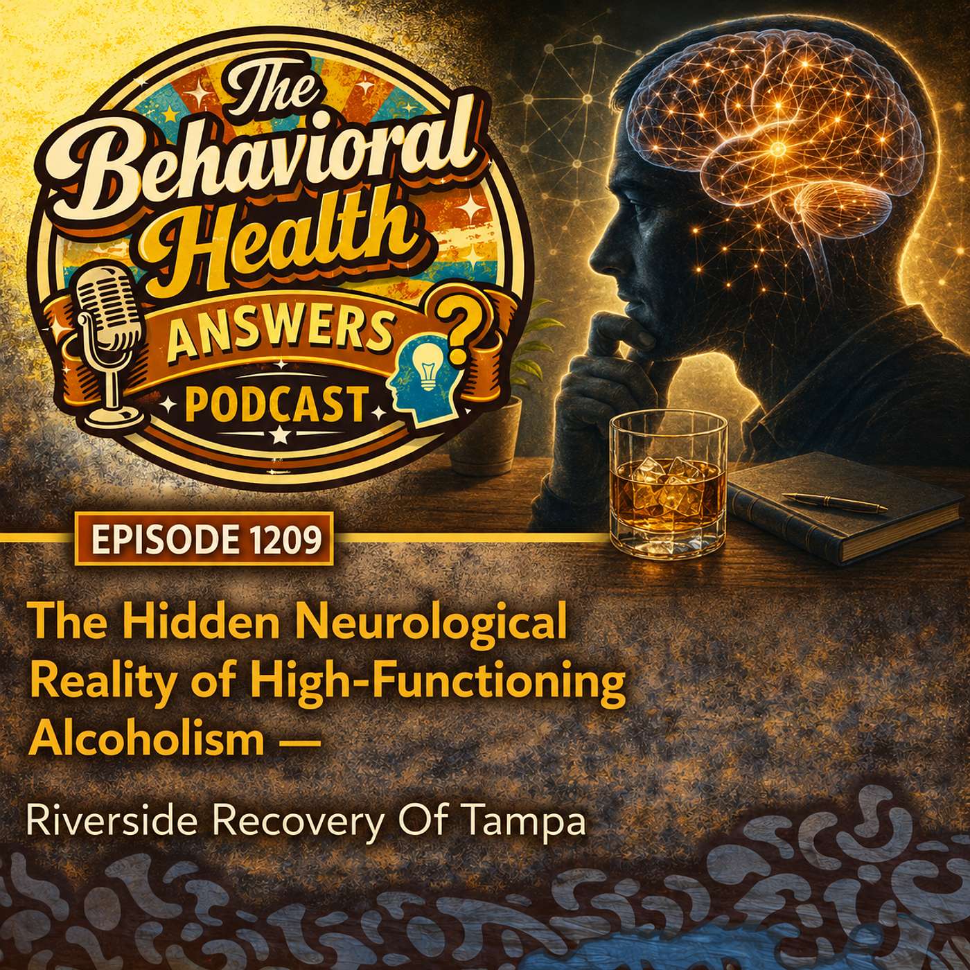 Episode 1209: The Hidden Neurological Reality of High-Functioning Alcoholism | Riverside Recovery Of Tampa episode artwork