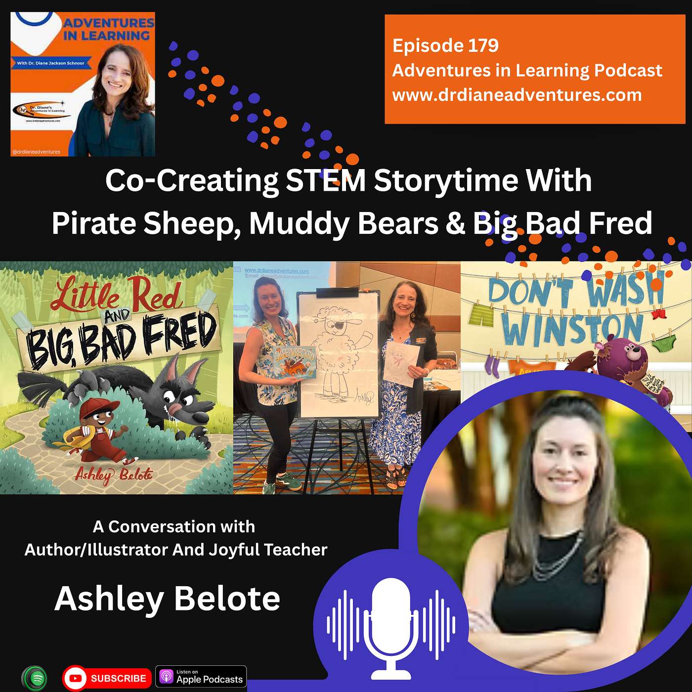 Co-Creating STEM Storytime With Ashley Belote's Pirate Sheep, Muddy Bears & Big Bad Fred episode artwork