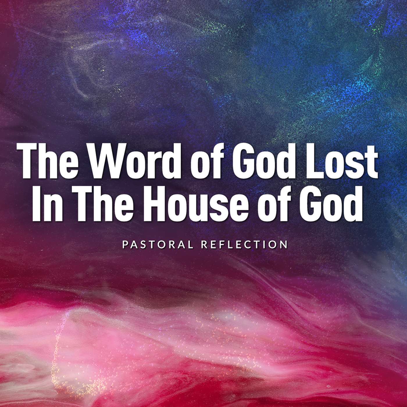 The Word of God Lost In The House of God I Pastoral Reflection