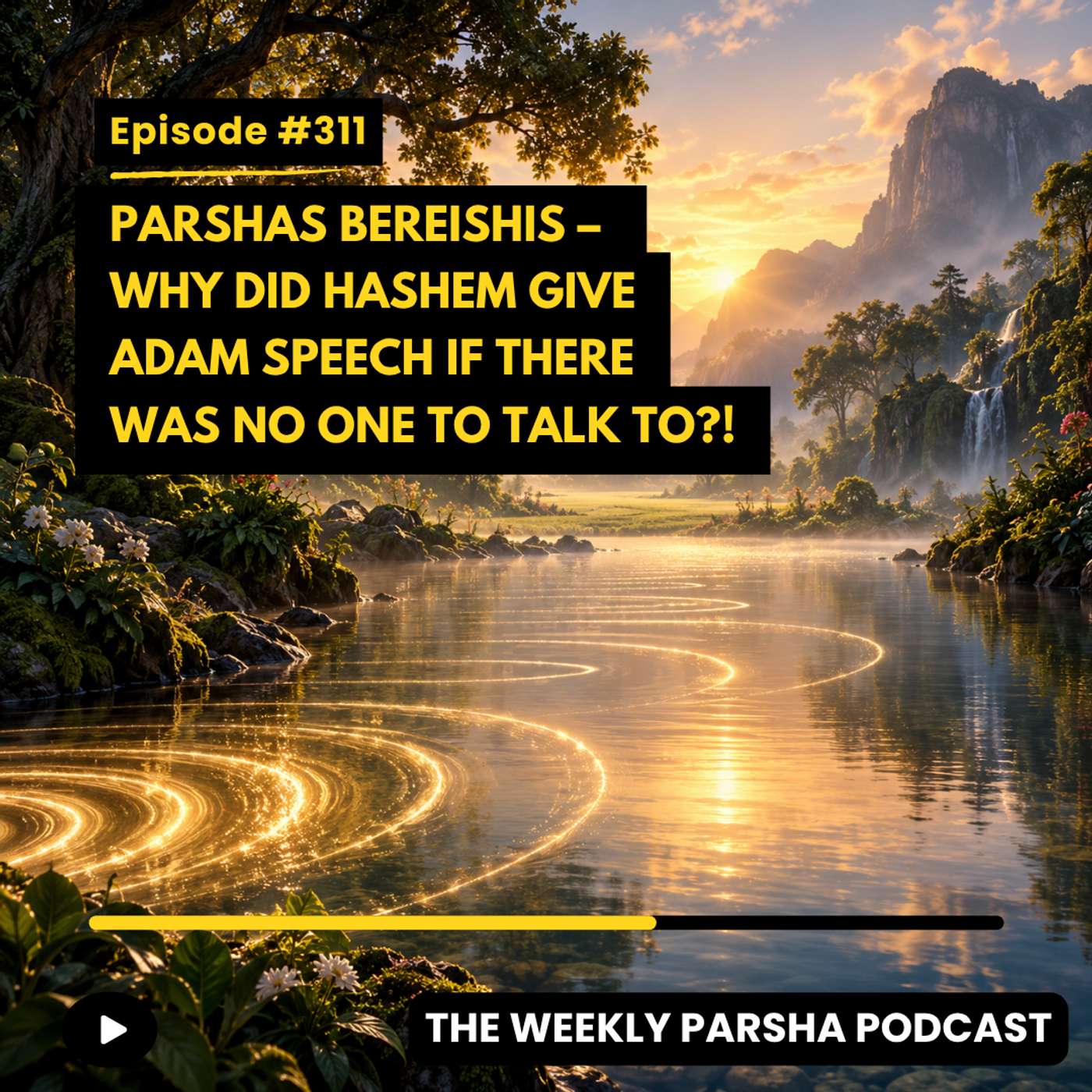 Parshas Bereishis – Why Did Hashem Give Adam Speech If There Was No One to Talk To?!
