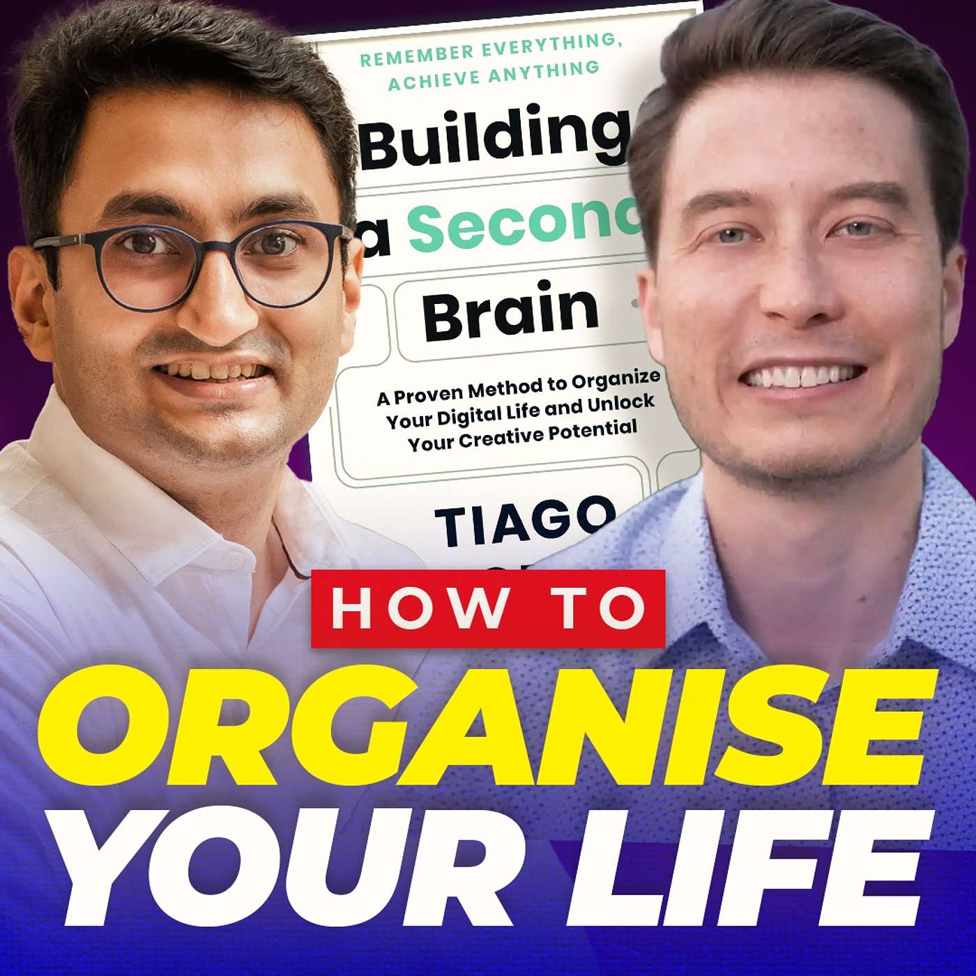 Tiago Forte On How To Organize Your Digital Life and Unlock Your Creative Potential episode artwork