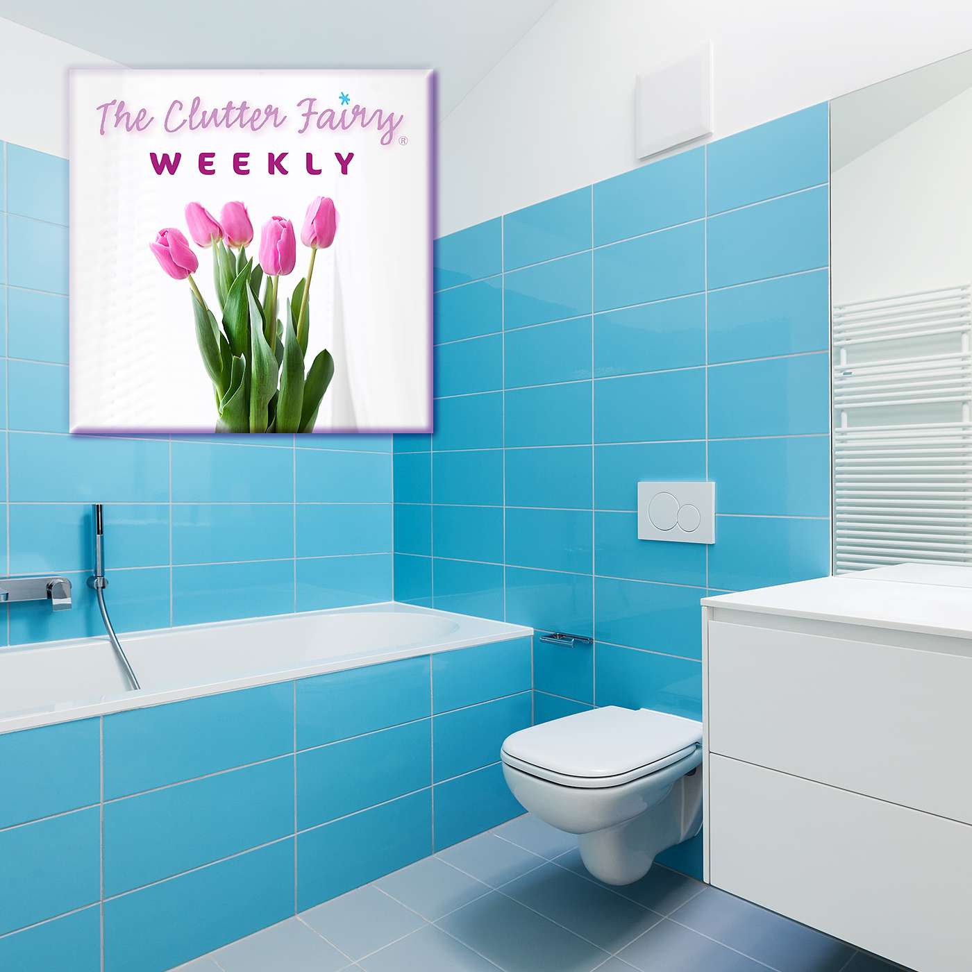 Clean as a Whistle: Decluttering Solutions for the Bathroom - The Clutter Fairy Weekly #127