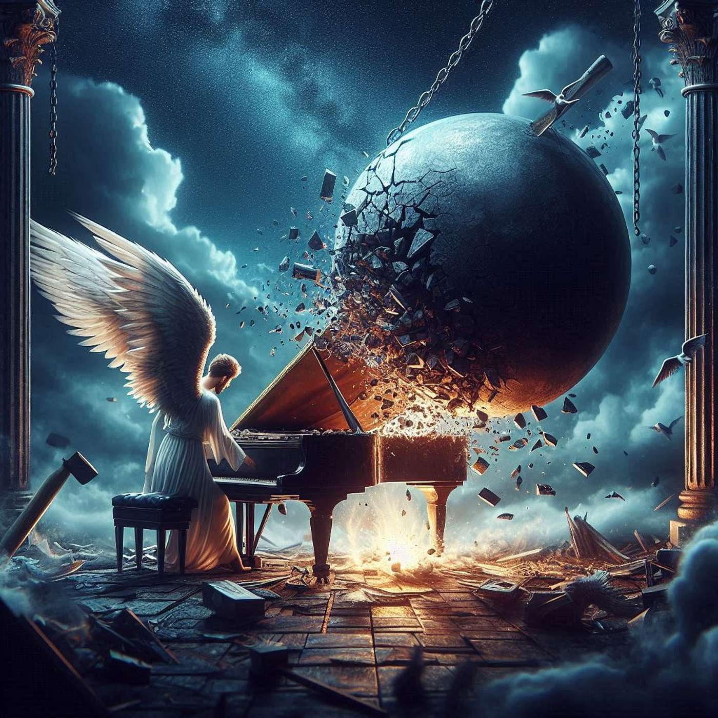STE-053 - 53TC44 The King Is Coming One Day One Day Soon piano only Nicholas Mazzio Lauren Mazzio The Rain