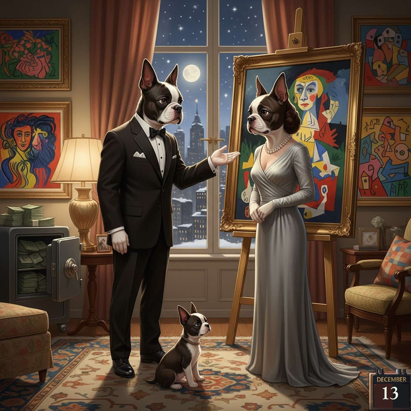 Boston Terrier Christmas