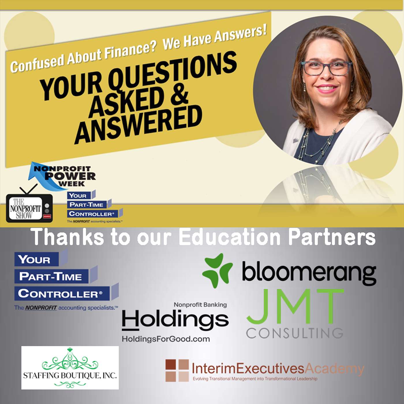 Nonprofit Power Week Finale: Finance Questions Answered