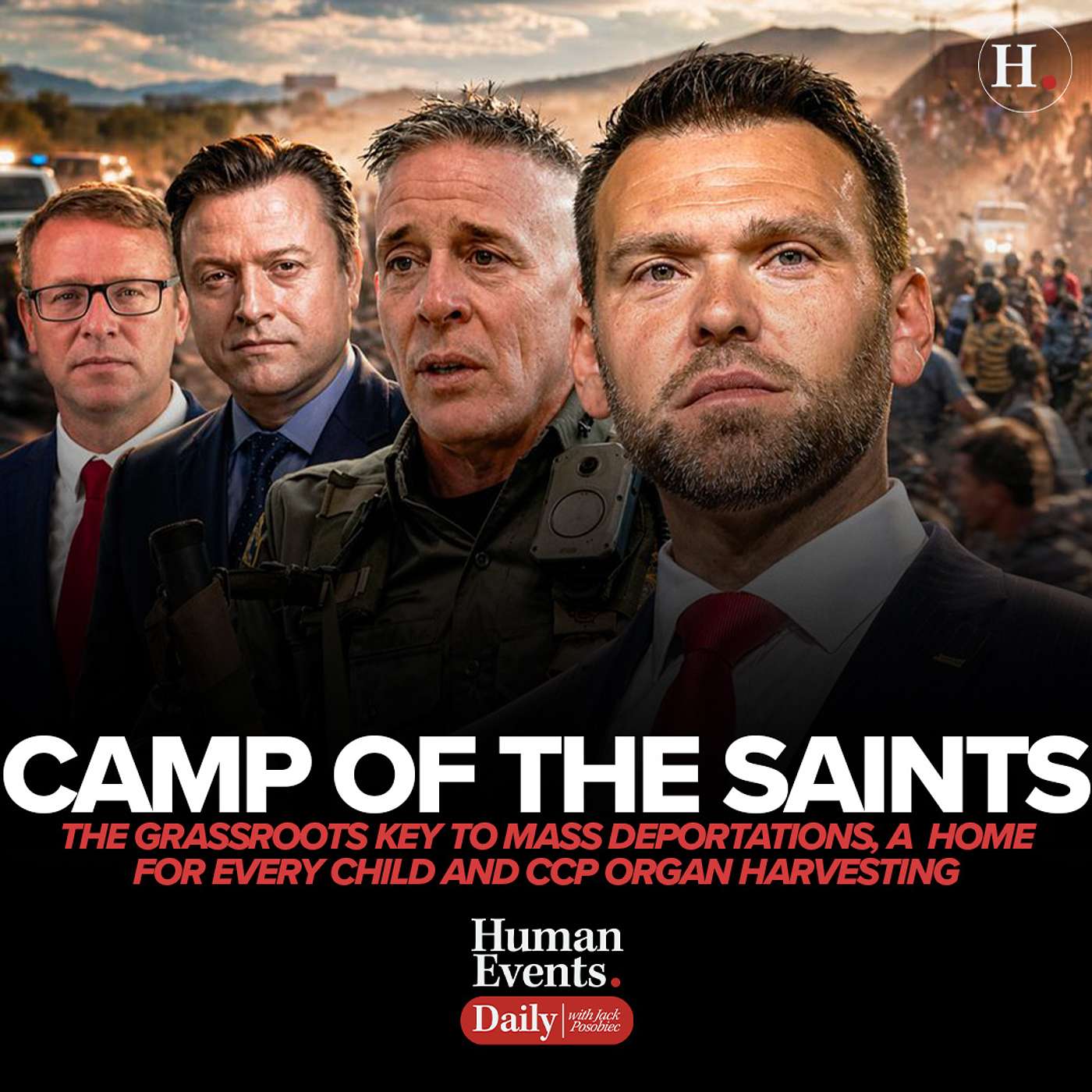 Camp of the Saints: Grassroots Key to Mass Deportations, A Home For Every Child & CCP Organ Harvesting