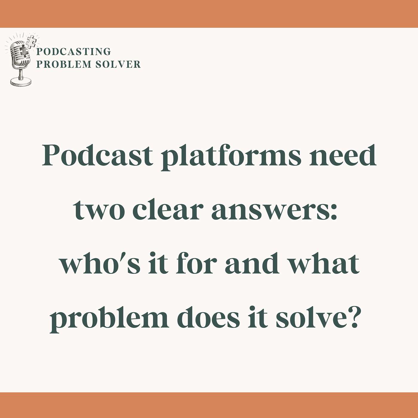 Podcast Growth and SEO Strategies for Entrepreneurs | Podcasting Problem Solver