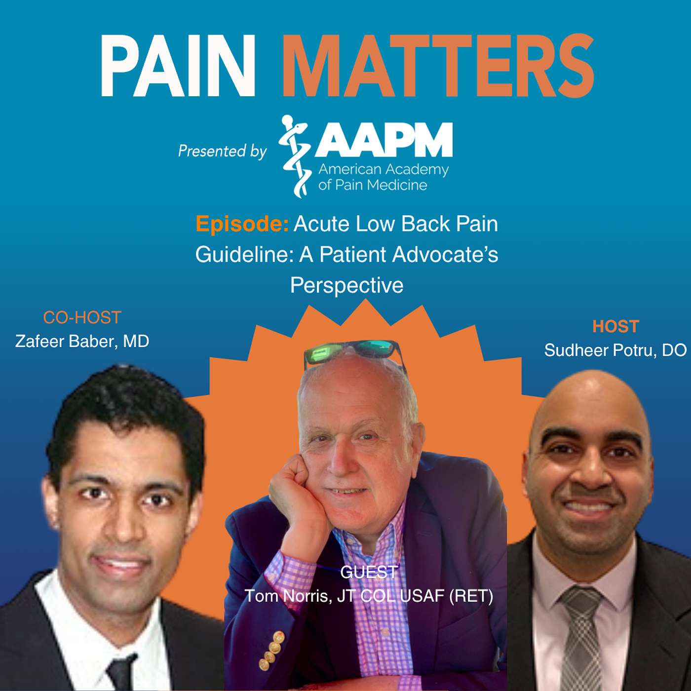 Ep. 38: Acute Low Back Pain Guideline: A Patient Advocate's Perspective* Episode cover