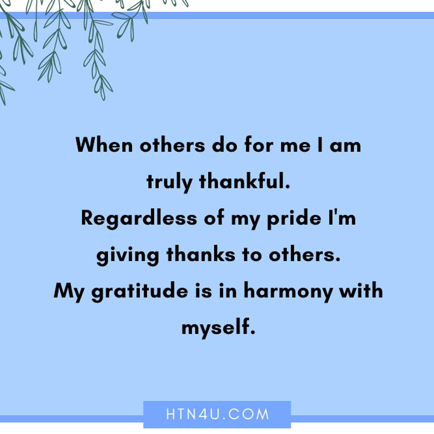 HTN4U Unlimiting Affirmations on Gratitude #144