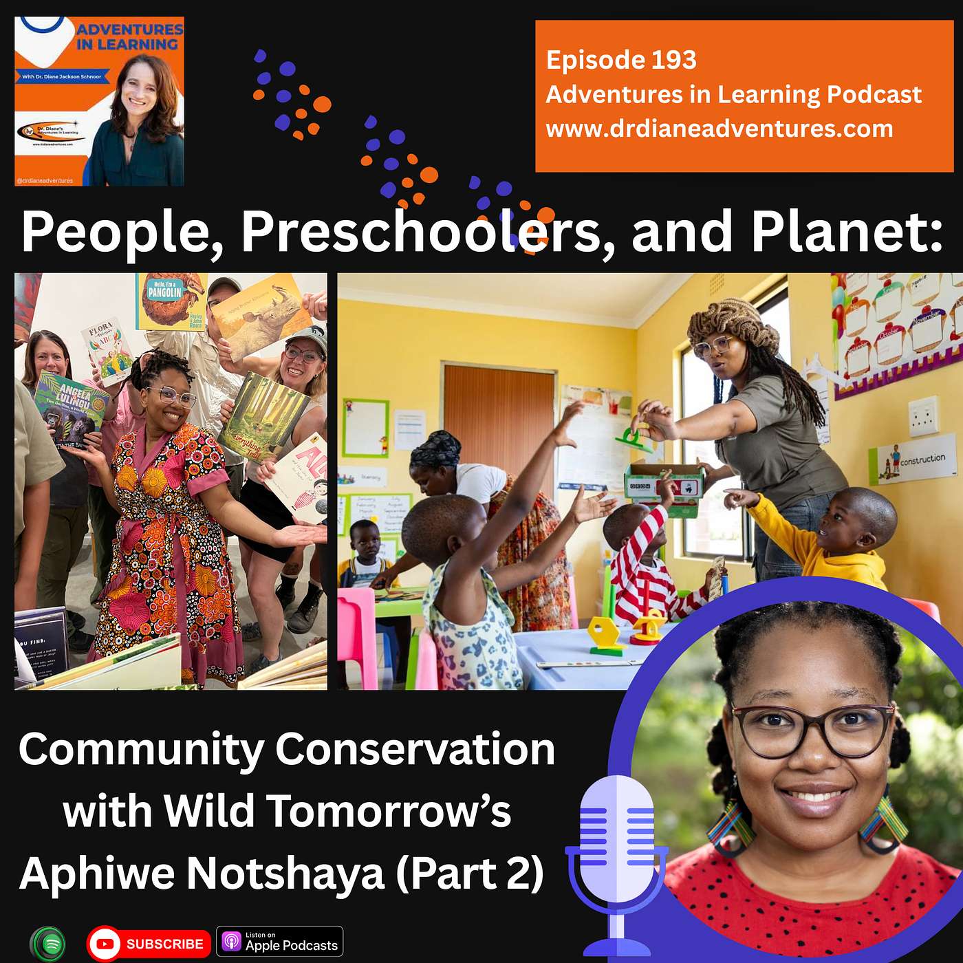People, Preschoolers, and Planet – Community Conservation with Wild Tomorrow’s Aphiwe Notshaya (Part 2) episode artwork