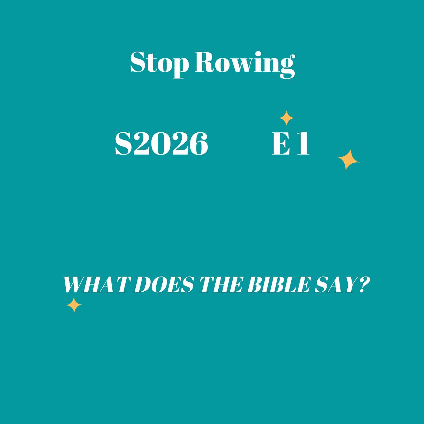 Stop Rowing; He’s Already Walking On Your Storm