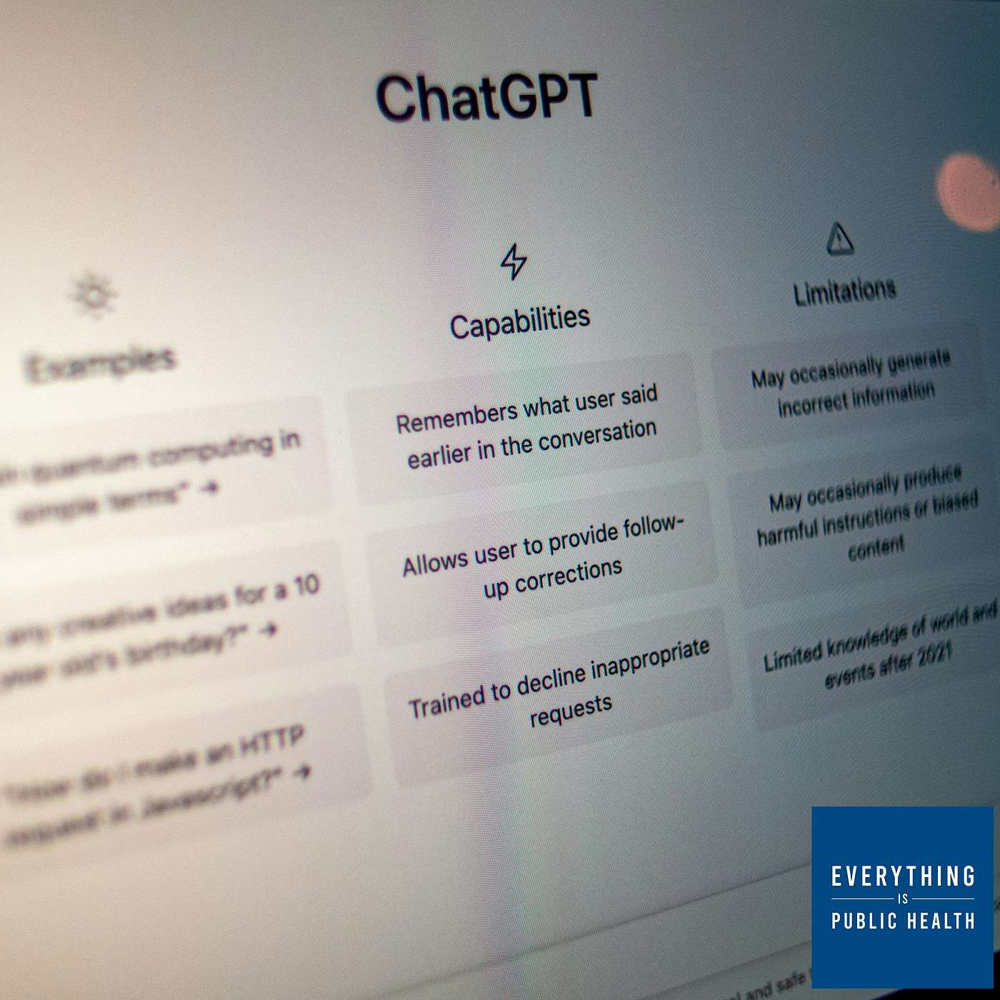 Mental Health is Public Health - Risks of AI