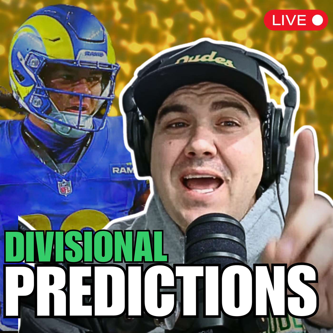 Divisional Playoff Preview LIVE: Texans Super Bowl Run + Kalshi Picks & Hot Takes