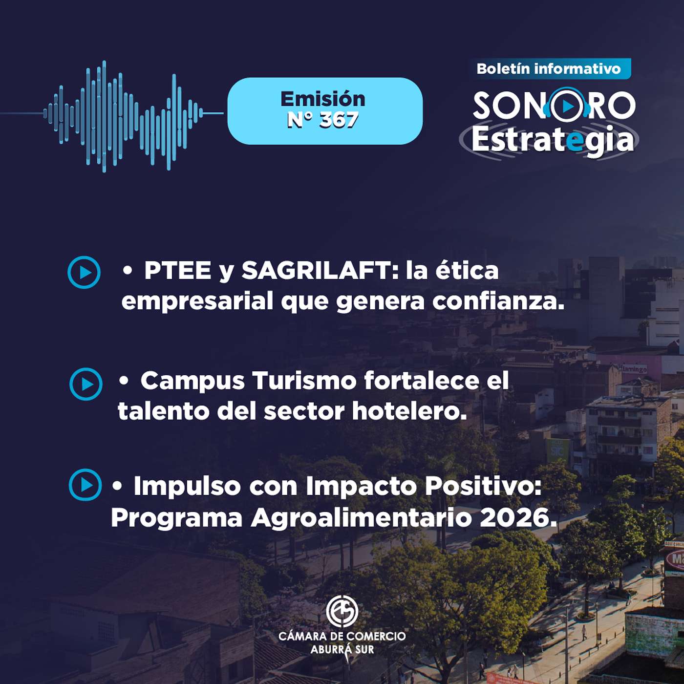 Boletín Sonoro Estrategia N°367 julio 3 de 2026 episode artwork