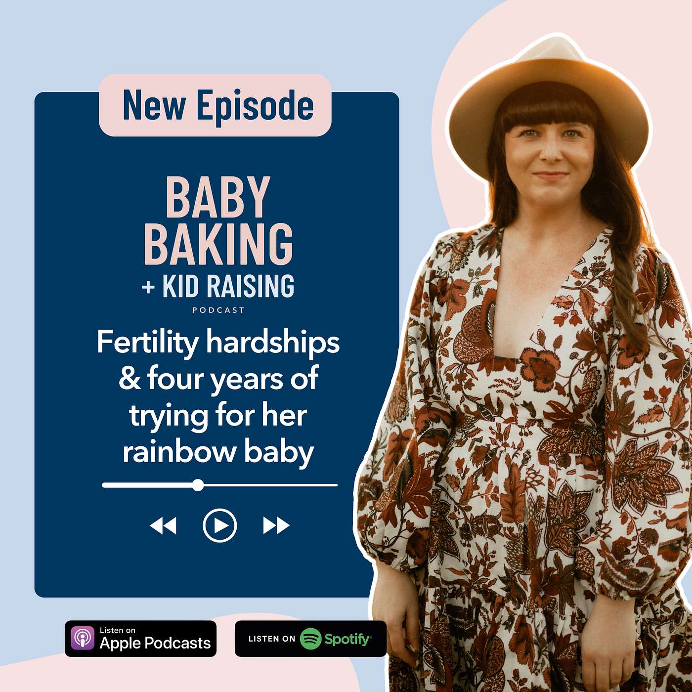 Fertility hardships and four years of trying for her rainbow baby