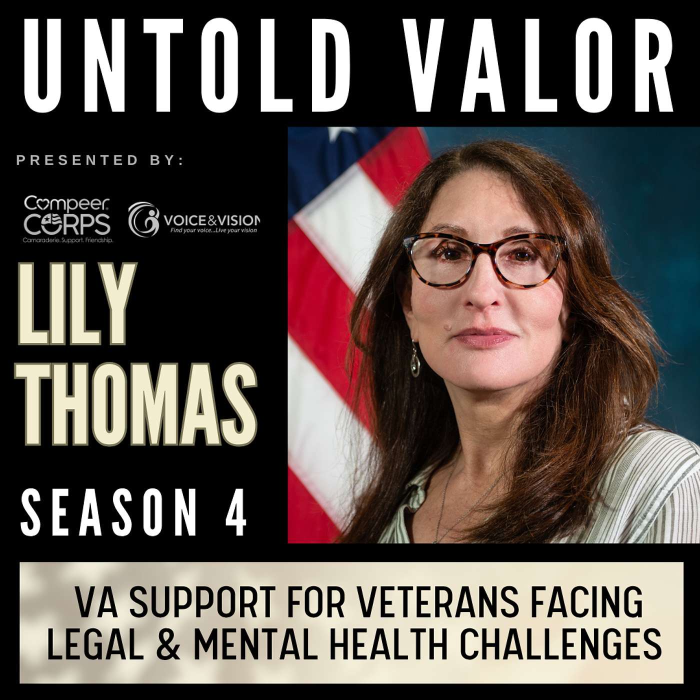 VA Support for Veterans Facing Legal & Mental Health Challenges with Lily Thomas episode artwork