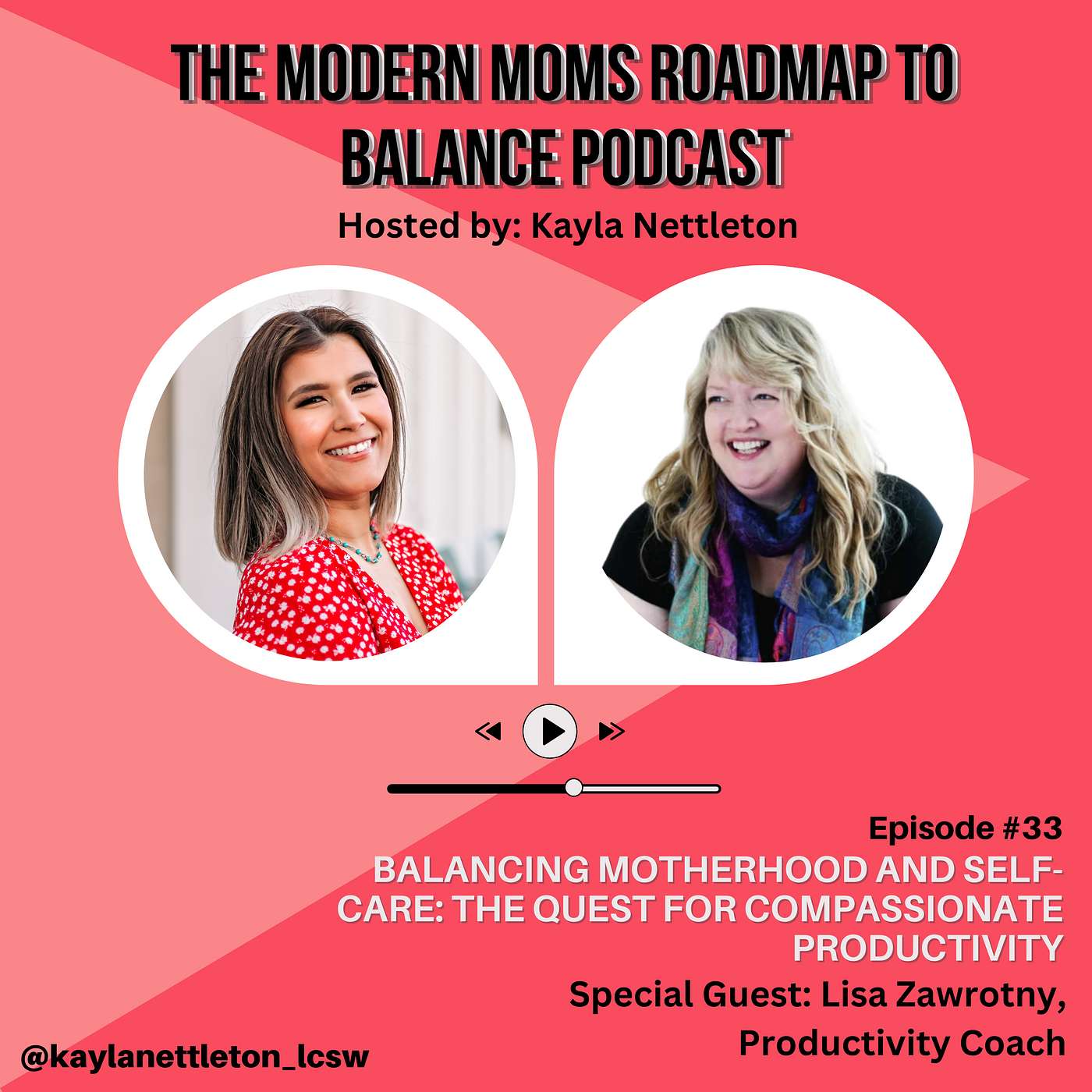 Episode 33: Balancing Motherhood and Self-Care: The Quest for Compassionate Productivity with Special Guest Lisa Zawrotny episode artwork