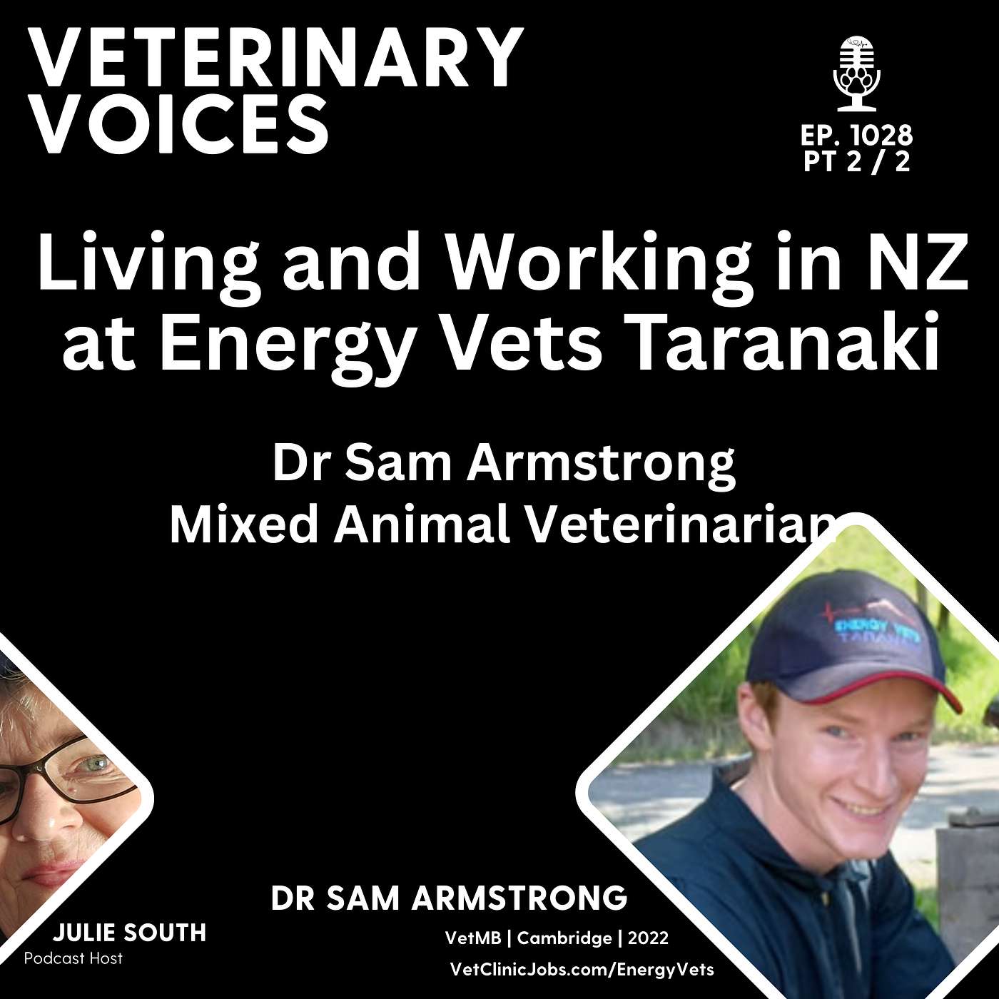 Living and Working at Energy Vets Taranaki with Mixed Animal Veterinarian - Dr Sam Armstrong - pt 2/2 - 1028