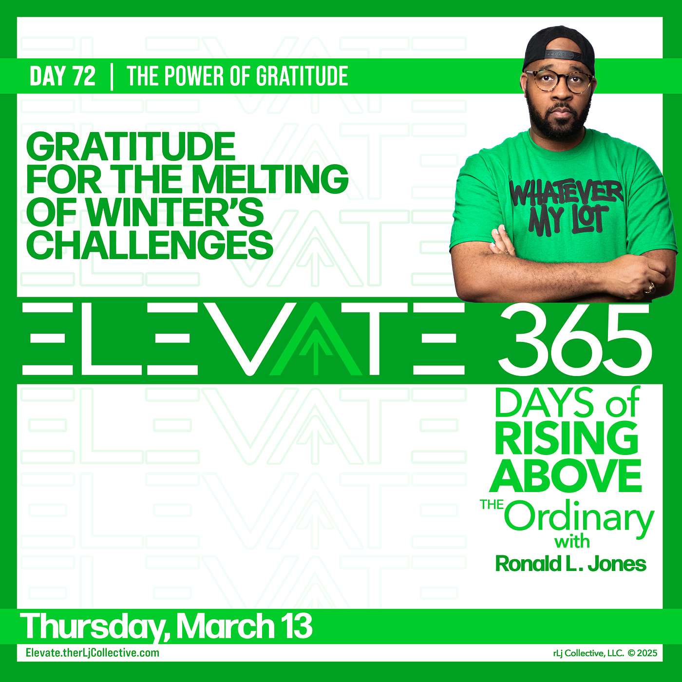 Day 72: Gratitude for the Melting of Winter’s Challenges