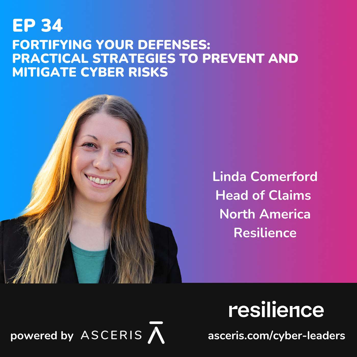 Ep. 34 - Fortifying Your Defenses: Practical Strategies to Prevent and Mitigate Cyber Risks - with Linda Comerford