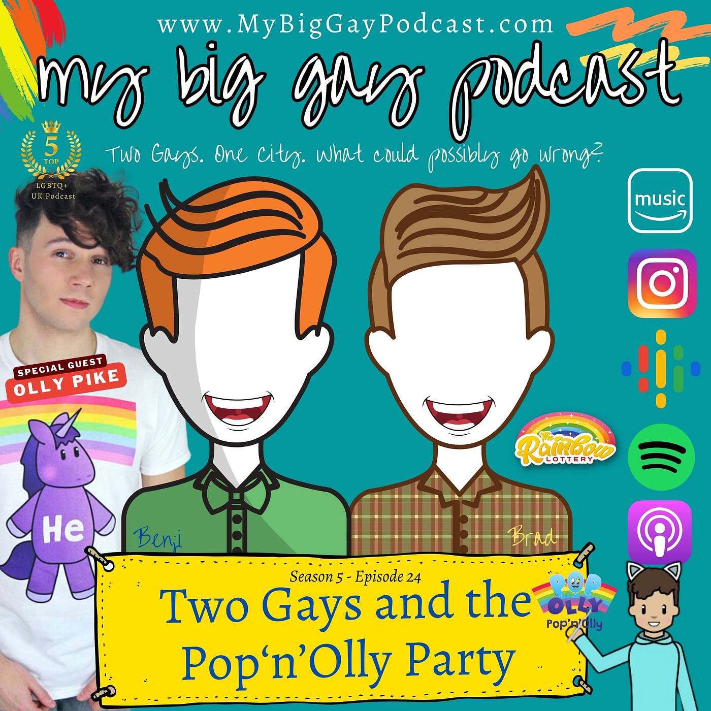 S5. Ep 24. Two Gays and the Pop'n'Olly Party