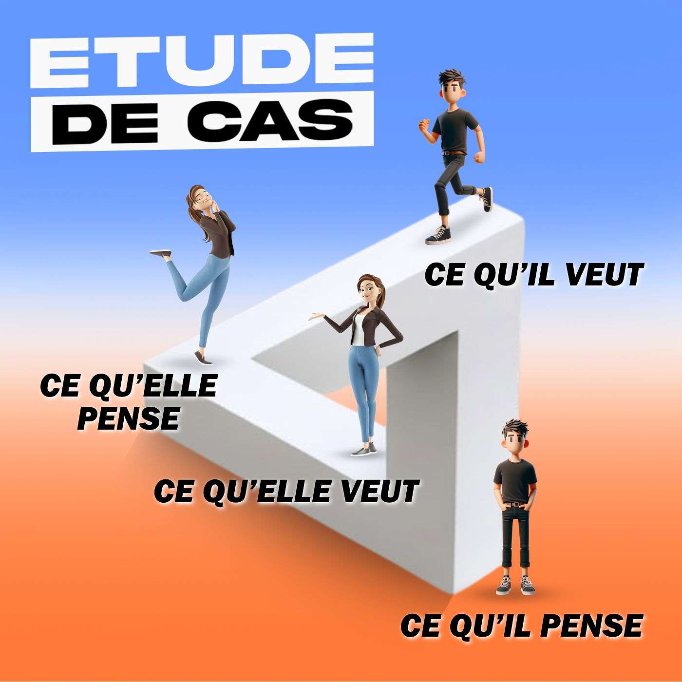 « L'homme est incapable de comprendre le comportement féminin car… » (réponse dans l’#EDC) | Étude de cas « L'homme est incapable de comprendre le comportement féminin car… » (réponse dans l’#EDC) | Étude de cas