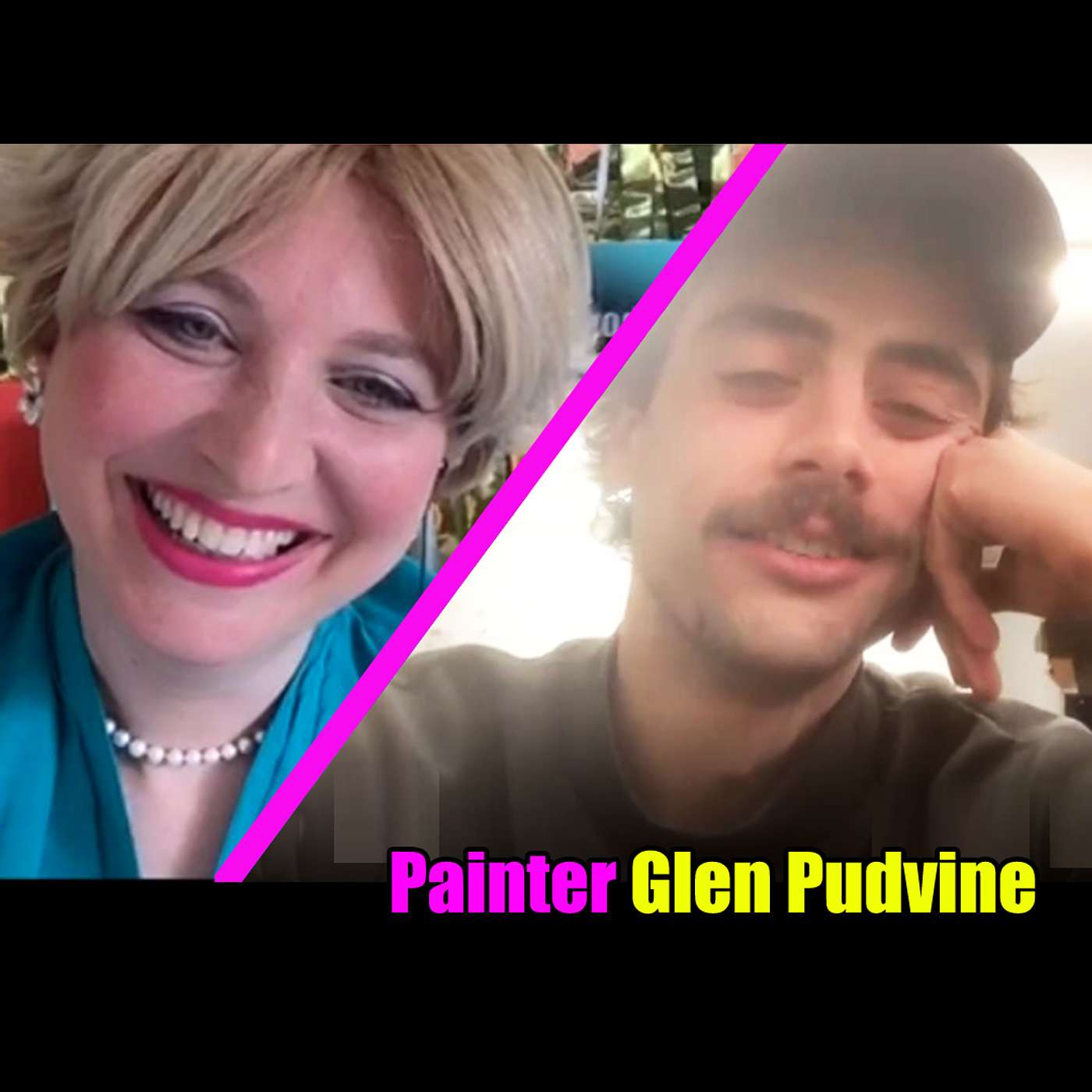 Painting death, dinosaurs and dick pics with Glen Pudvine