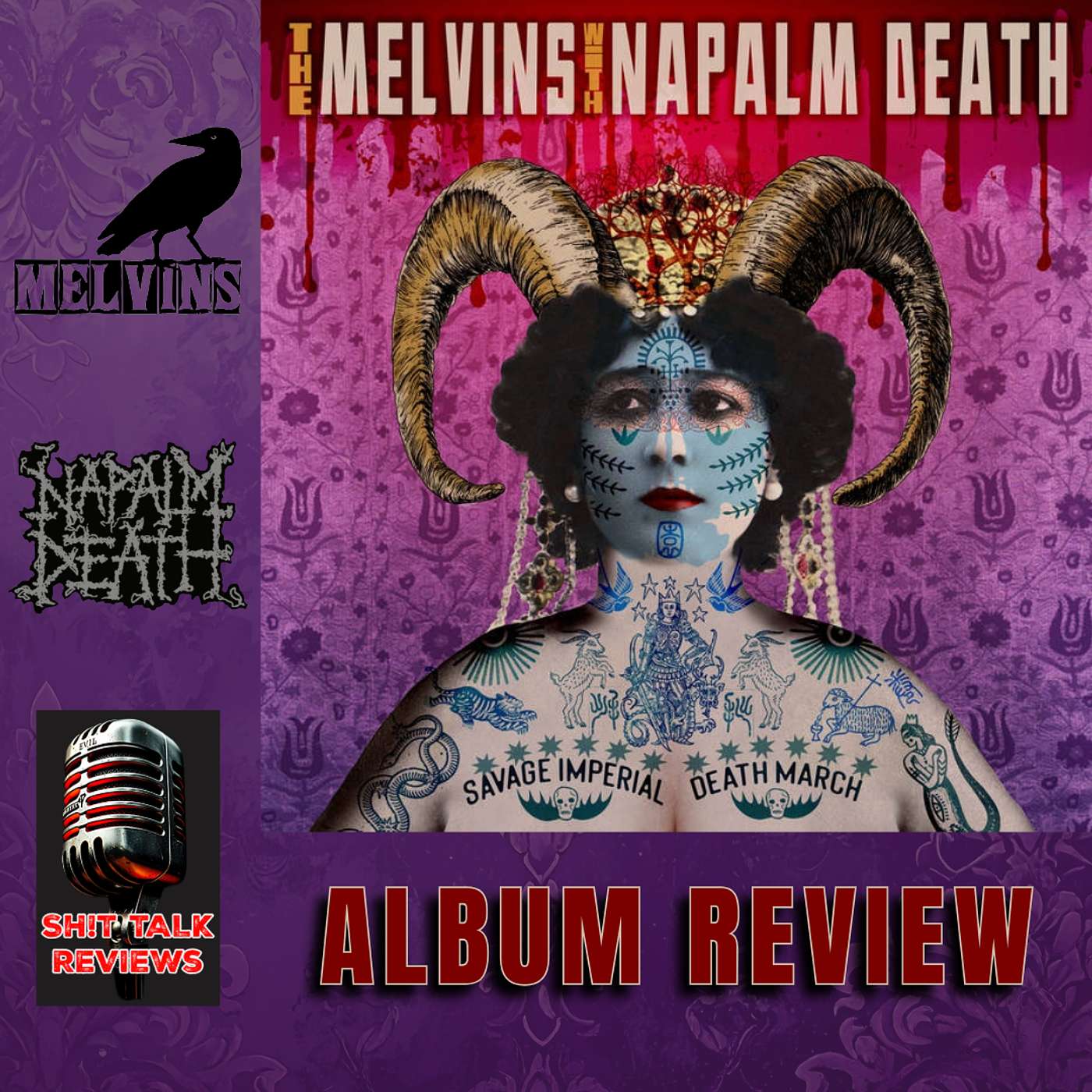 Melvins & Napalm Death - Savage Imperial Death March - Album Review
