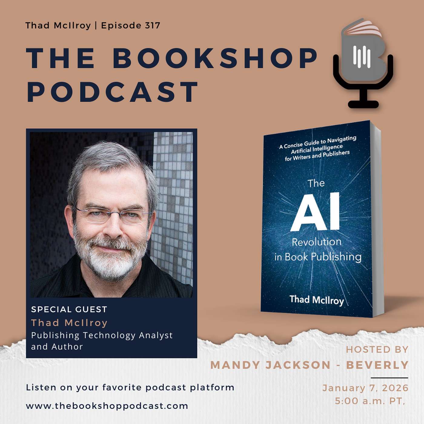 Thad McIIroy: AI And The Future Of Books With