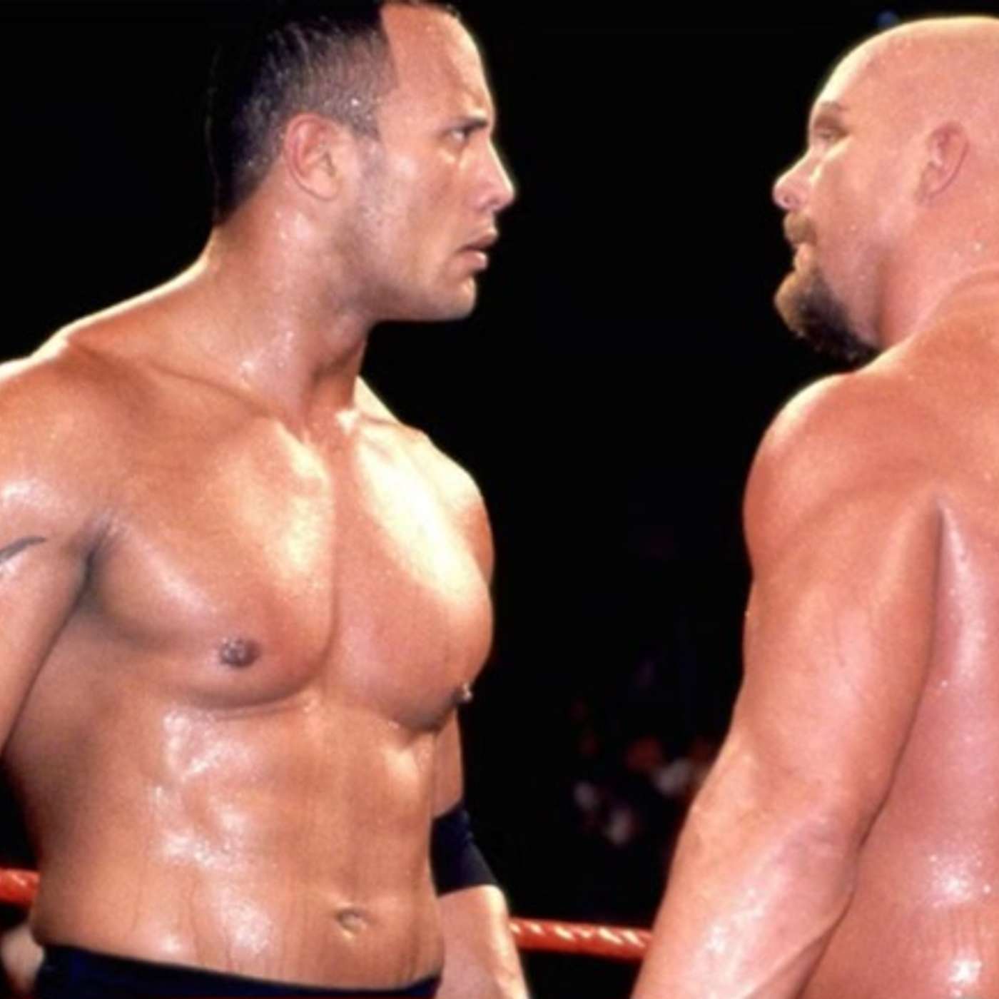 Wrestlemania X-Seven 1st April 2001 The Rock Vs Stone Cold Steve Austin episode artwork