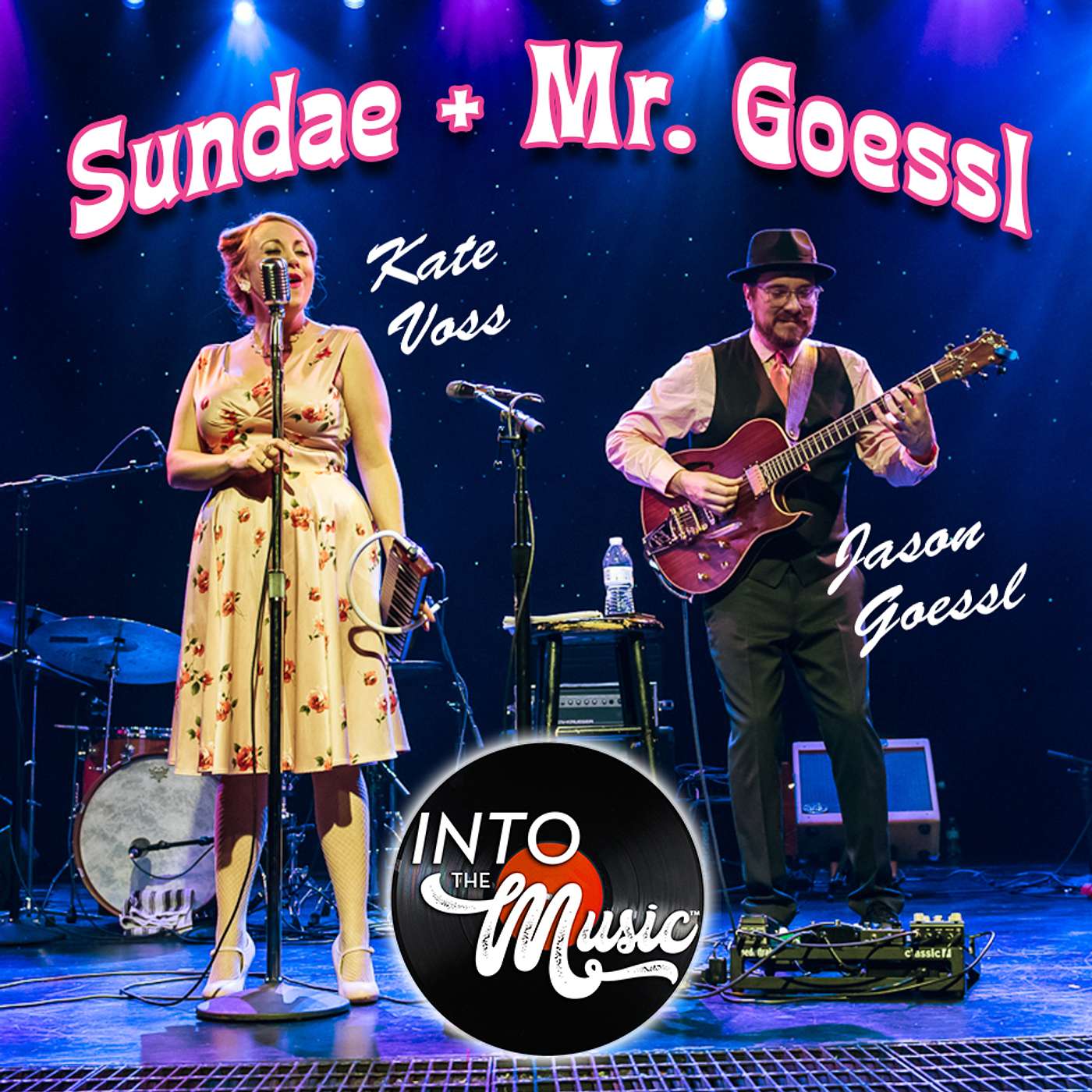 KATE VOSS & JASON GOESSL: With a vintage sound and look, SUNDAE + MR. GOESSL are one fun & fancy couple!