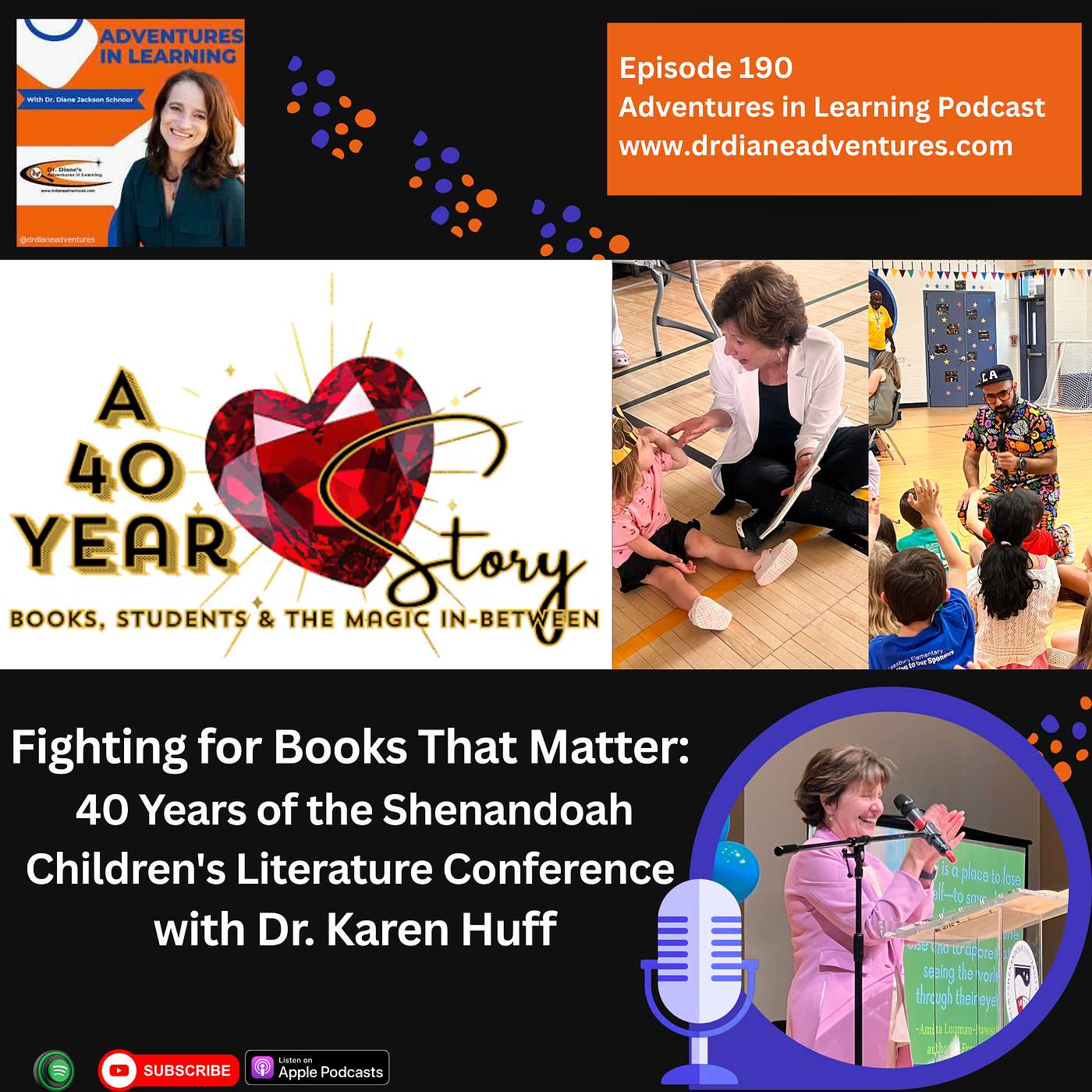 Fighting for Books That Matter: 40 Years of the Shenandoah Children's Literature Conference with Dr. Karen Huff episode artwork