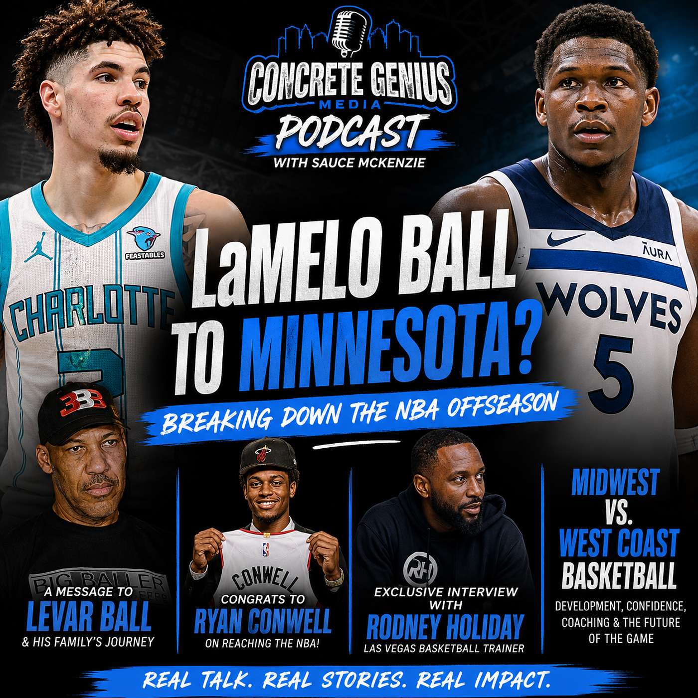LaMelo Ball to Minnesota? Ryan Conwell's NBA Journey, LeVar Ball, & Rodney Holiday on Indiana Basketball episode artwork