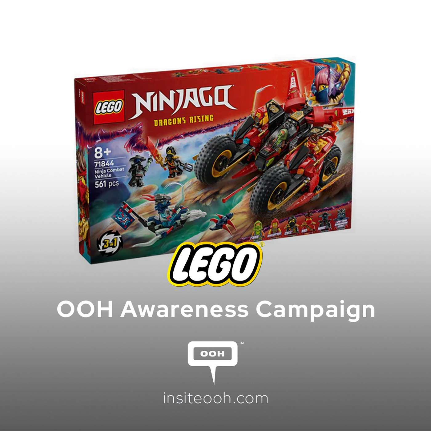 LEGO Ninjago Powers Up Dubai’s Digital Screens with Ninja ‘Fear No Chaos' episode artwork