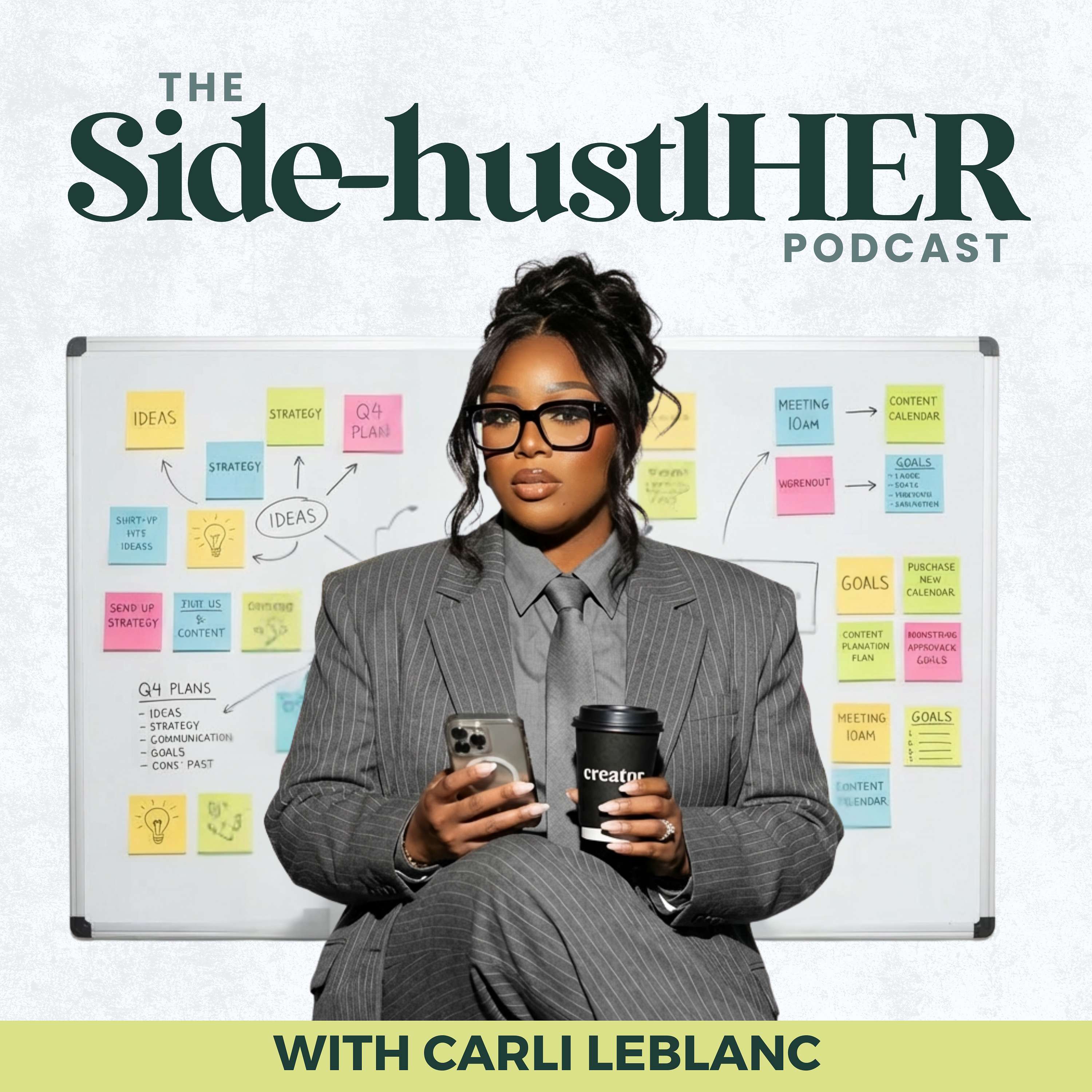 Content Creation & Social Media Marketing for Women Entrepreneurs with 9-5s | The Side-HustlHER Podcast