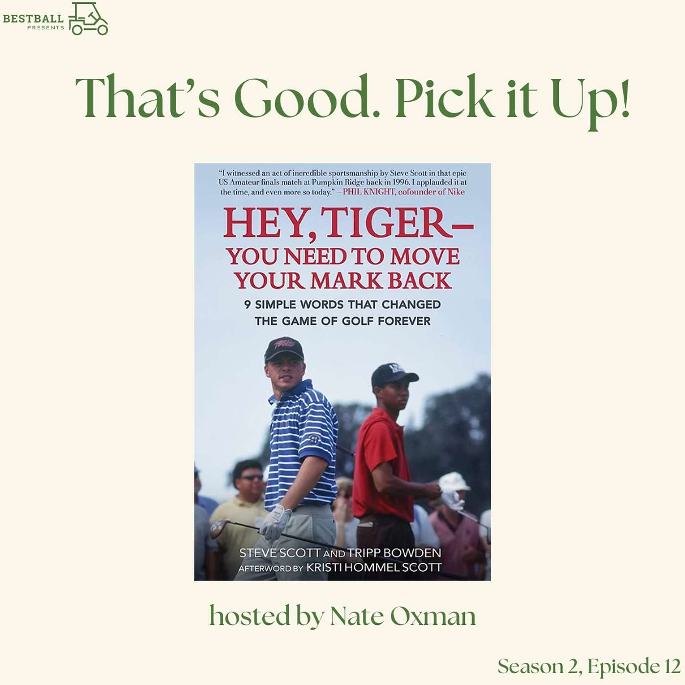 Steve Scott - Hey Tiger, You Need to Move Your Mark Back - Part 1 Steve Scott - Hey Tiger, You Need to Move Your Mark Back - Part 1
