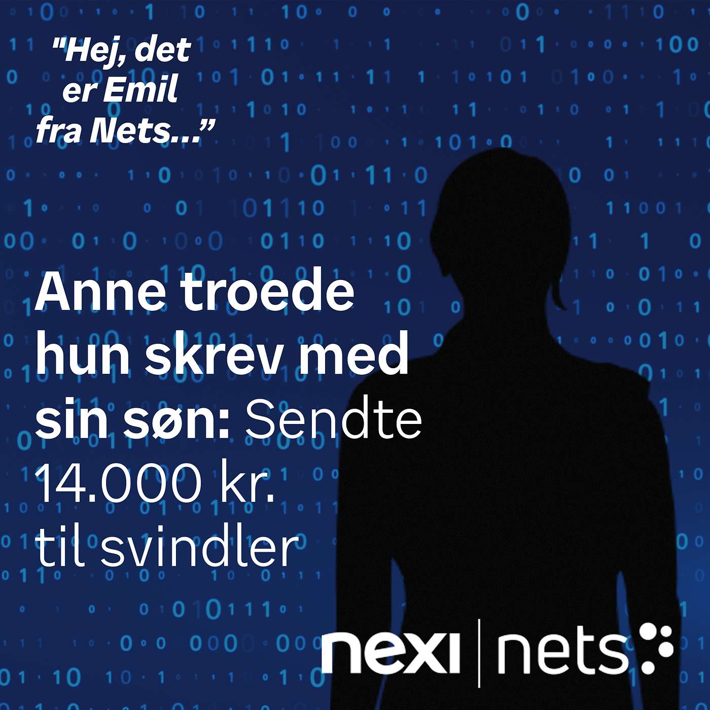 Anne troede hun skrev med sin søn: Sendte 14.000 kr. til svindler