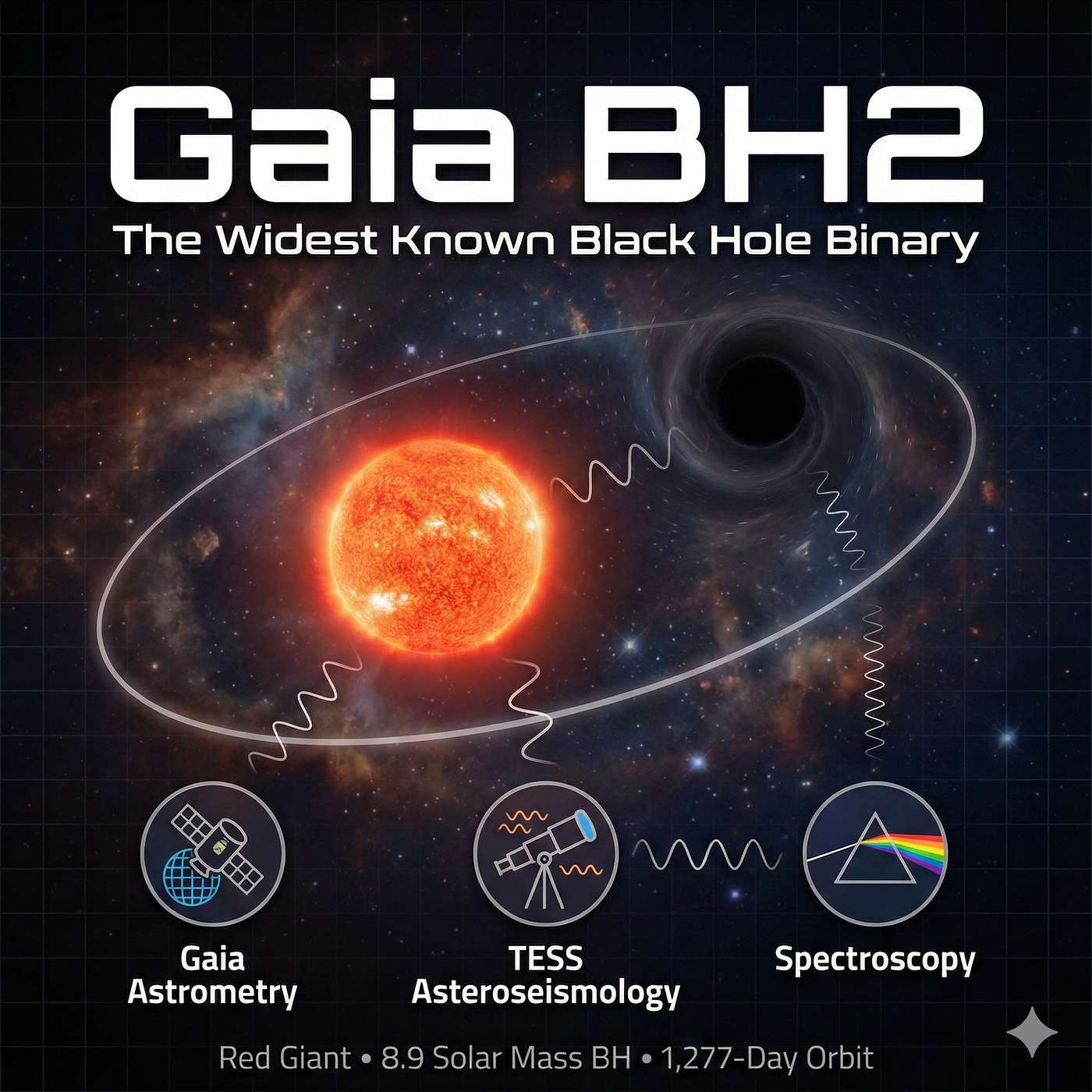 Gaia BH2: The Quiet Black Hole in the Milky Way’s Hidden Population episode artwork