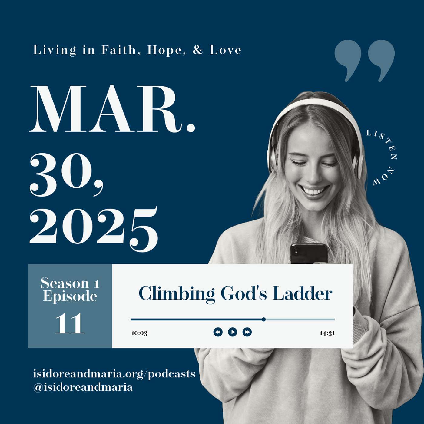 S1 E11: Climbing God's Ladder episode artwork