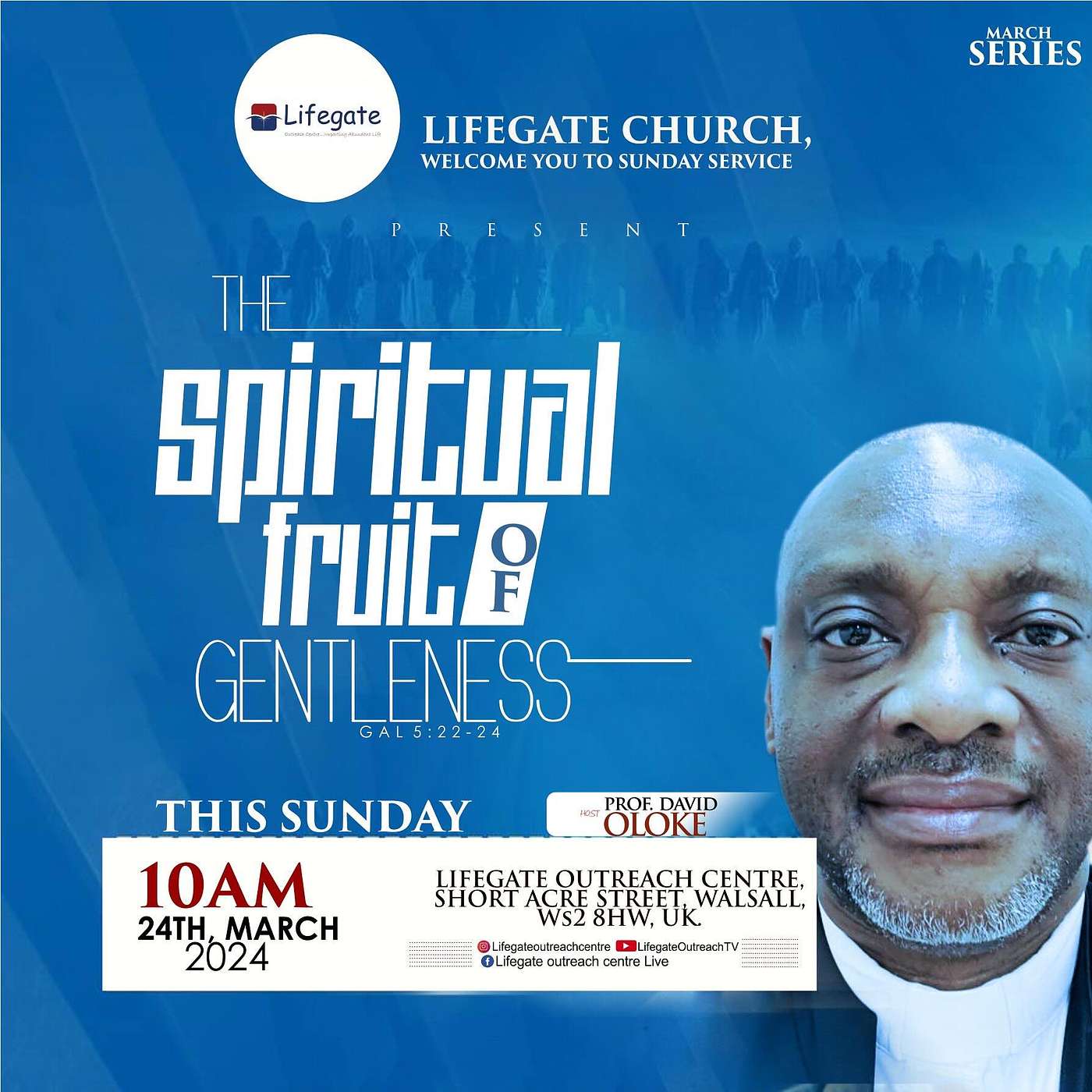 The Spiritual Fruit of Gentleness - Lifegate Church - 24.3.24 episode artwork