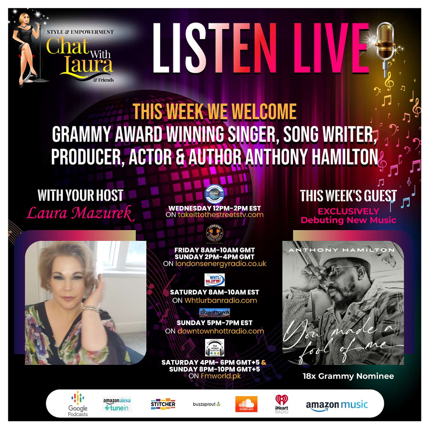 Style & Empowerment Chat With Laura & Friends Radio