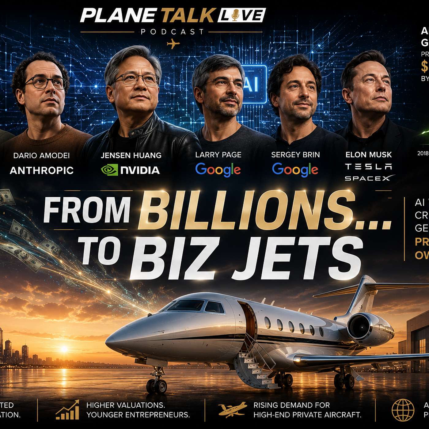Silicon Wings: How AI Wealth Propels Private Aviation episode artwork