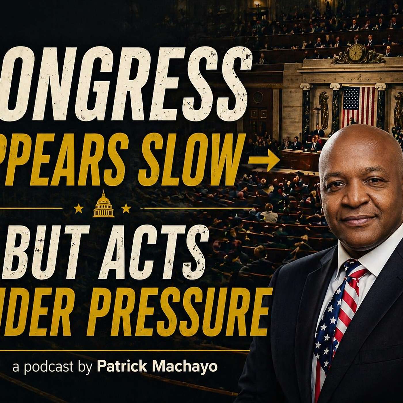 Congress appears slow, but acts under pressure episode artwork