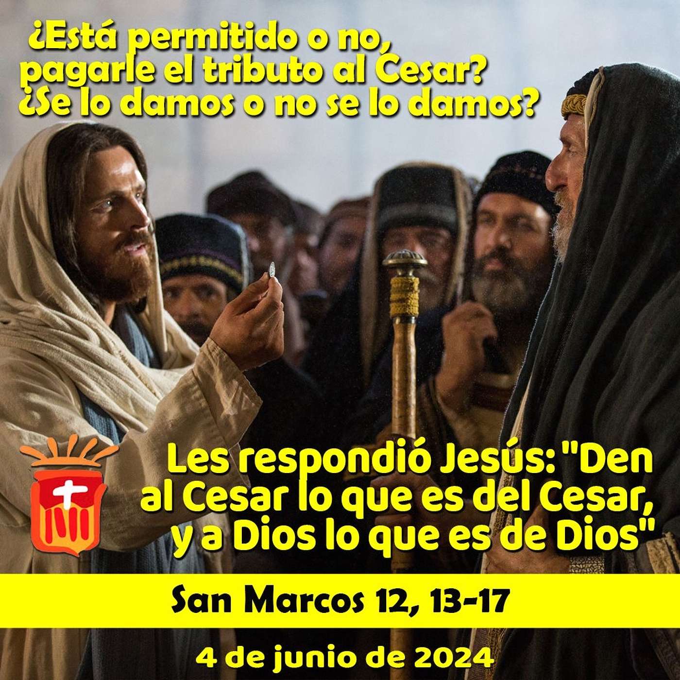 2024-06-04 San Marcos 12, 13-17: Martes IX Ordinario.