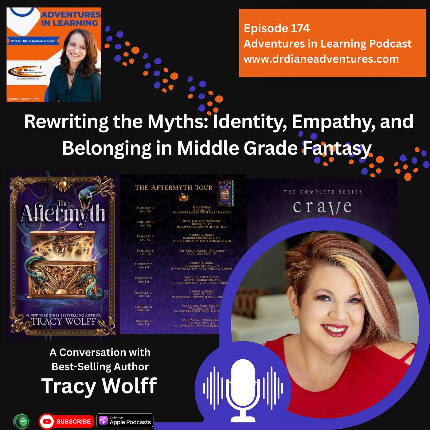 Rewriting the Myths: Identity, Empathy, and Belonging in Middle Grade Fantasy with Tracy Wolff episode artwork