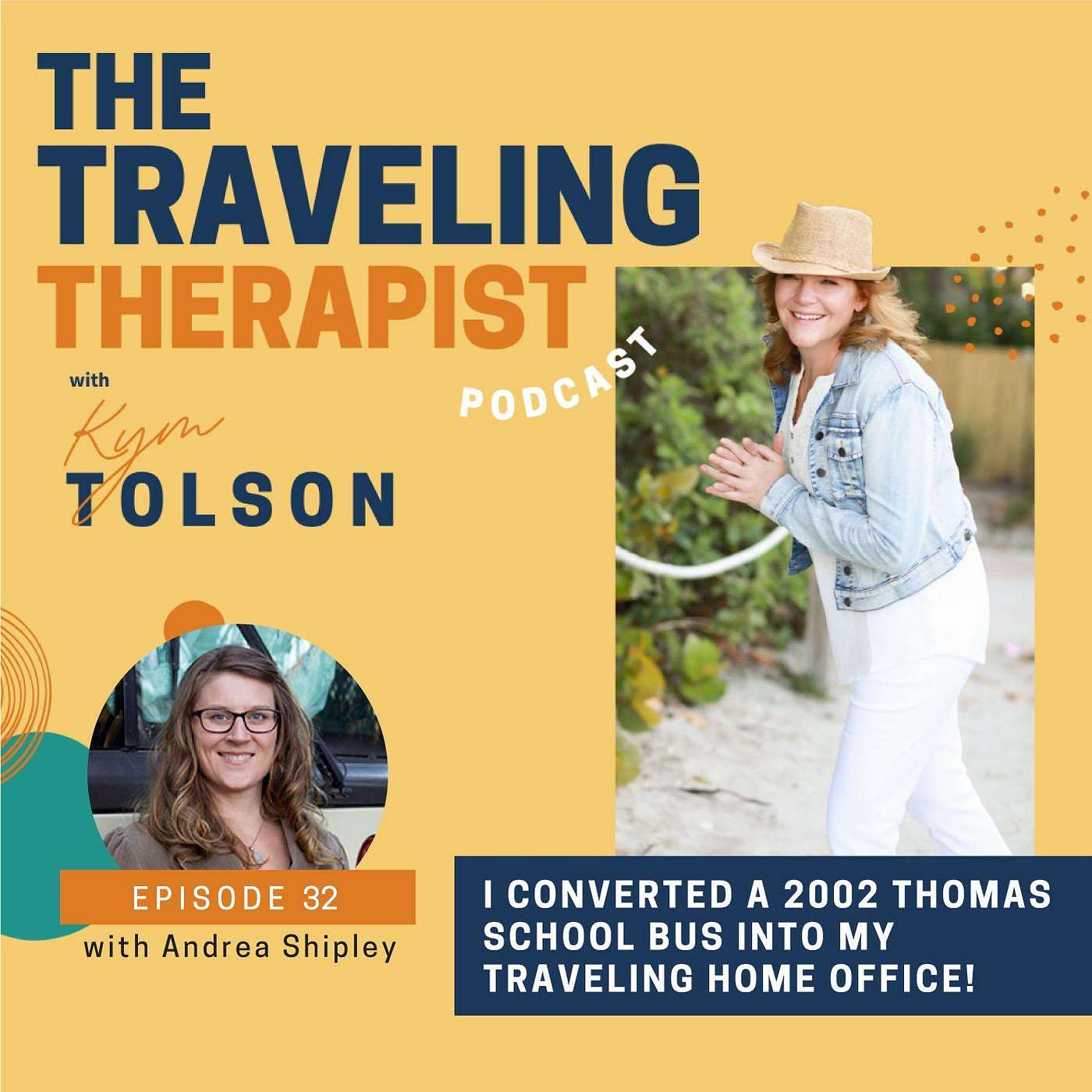 32. I Converted A 2002 Thomas School Bus Into My  Traveling Home Office with Andrea Shipley